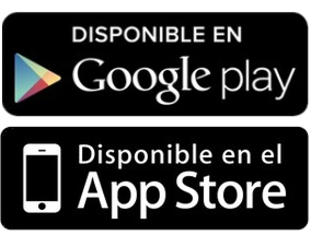 Disponible en Google App Store y Apple Store